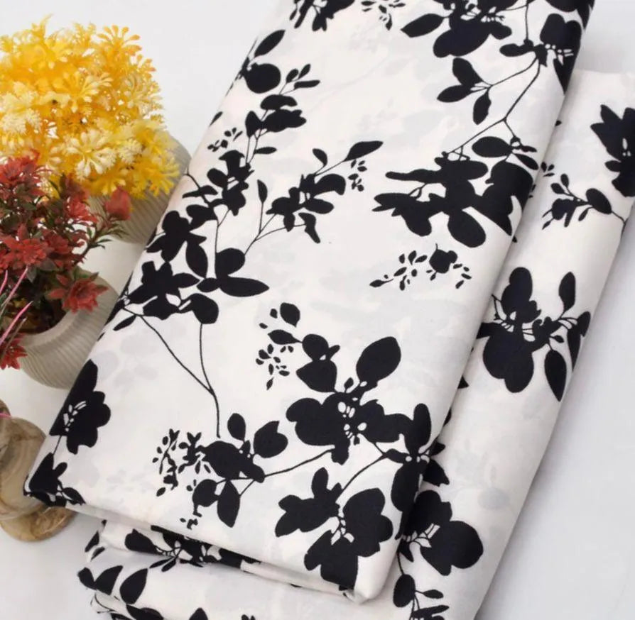 2 Pcs Women's Unstitched Printed Suit